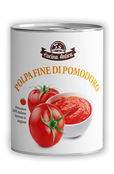 Polpa fine di pomodoro (Finely chopped tomato pulp)